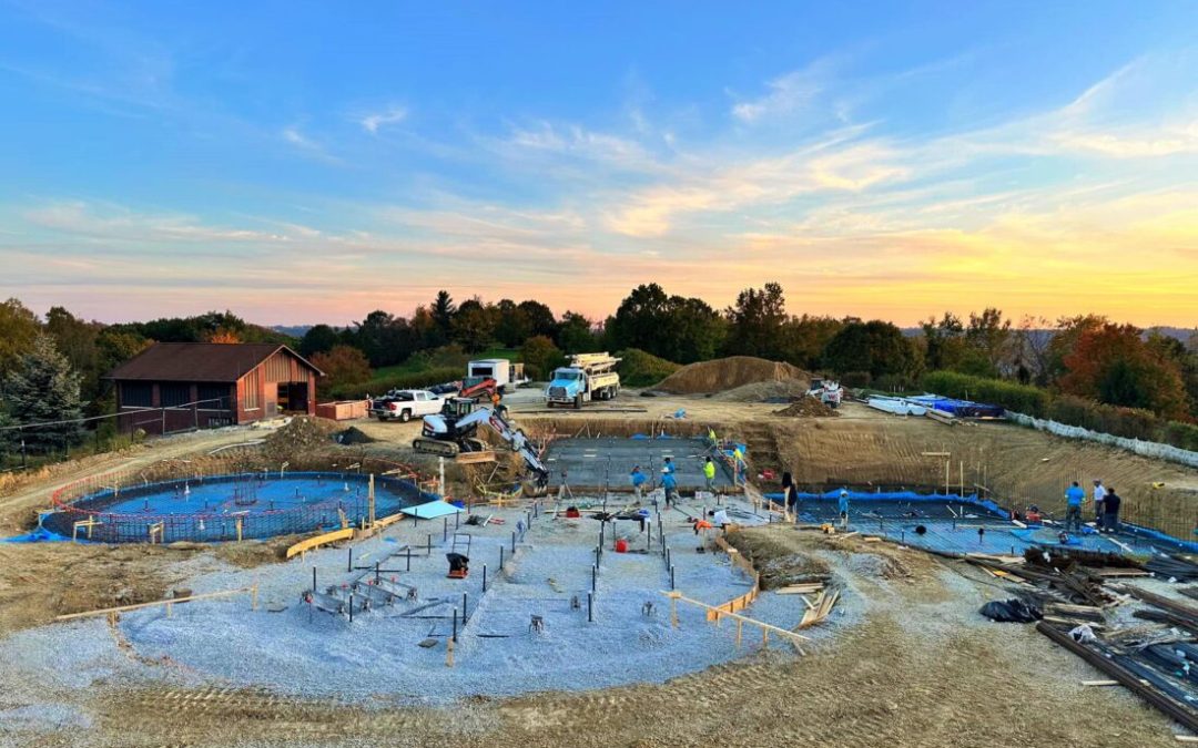 Construction of New Grand Vue Park Swimming Pool Continues